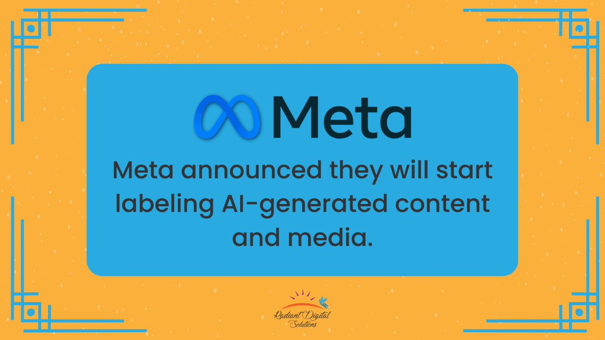 JaclynBaldovin's tweet image. Meta updated its policy for manipulated media. The revised policy acknowledges the evolution of AI-generated content & reflects a collaborative effort to improve content management on social media platforms.
Share your thoughts in the comments!👇
#metaupdate #aigeneratedcontent