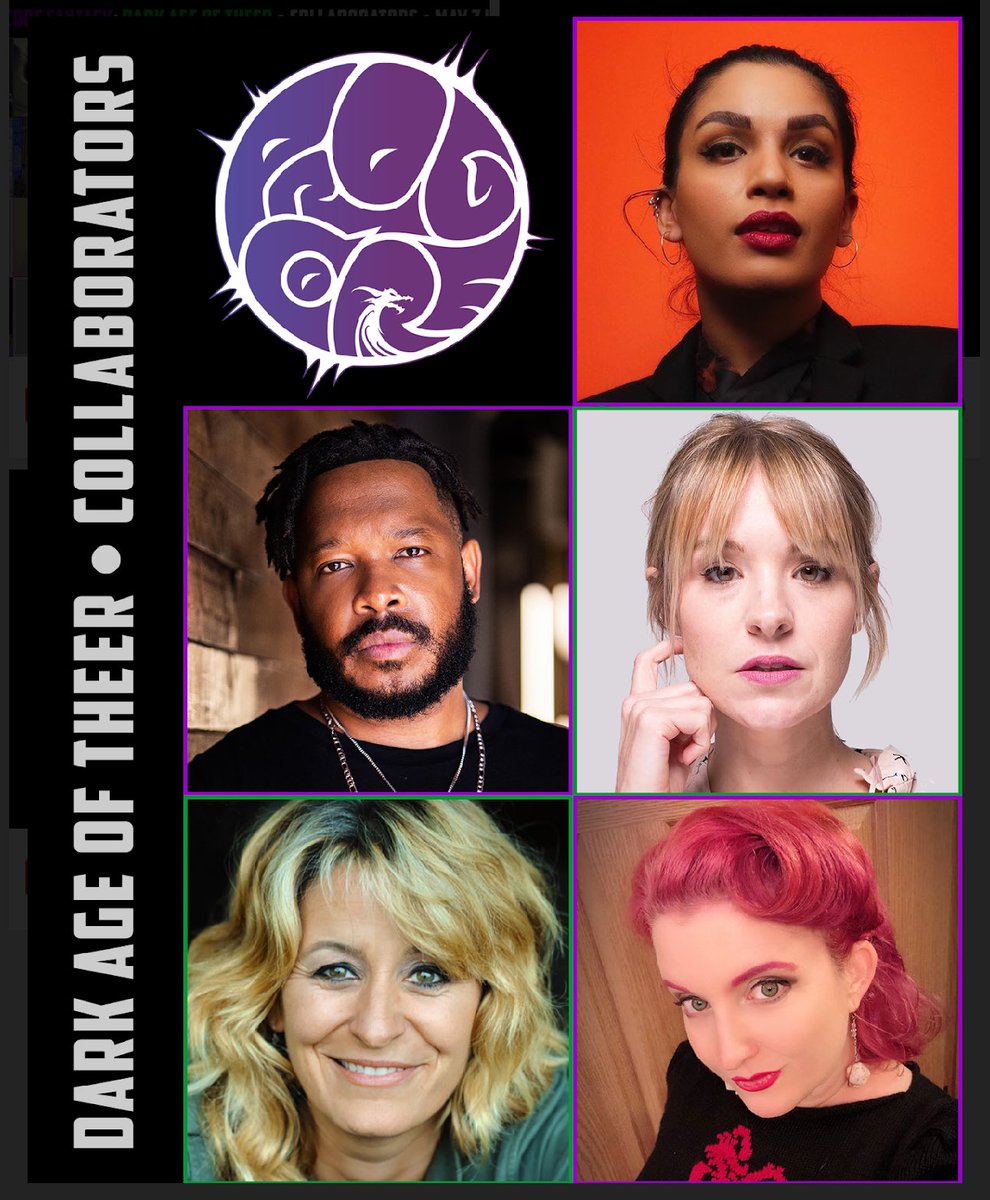 Here’s the latest batch of incredible collaborators for ProgCore Fantasy: Dark Age of Theer. They are a vital part of of our art and story team! @ThatBronzeGirl @pboutte @GeekyPinup Brea Grant and Charity Stashwick. Click here and sign up to be notified progcorefantasy.com