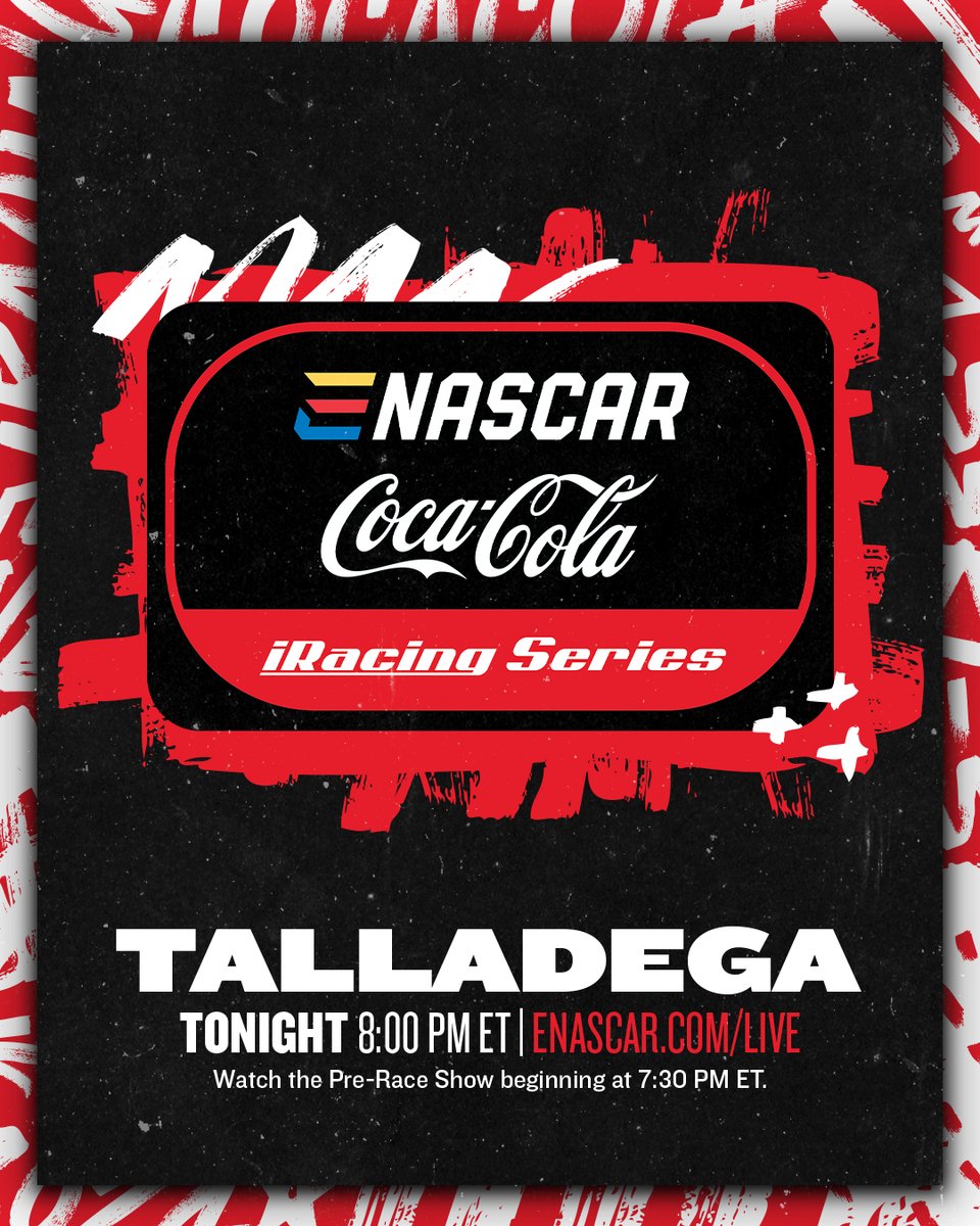 We are LIVE! Watch here: enascar.com/live @iRacing | @CocaColaRacing