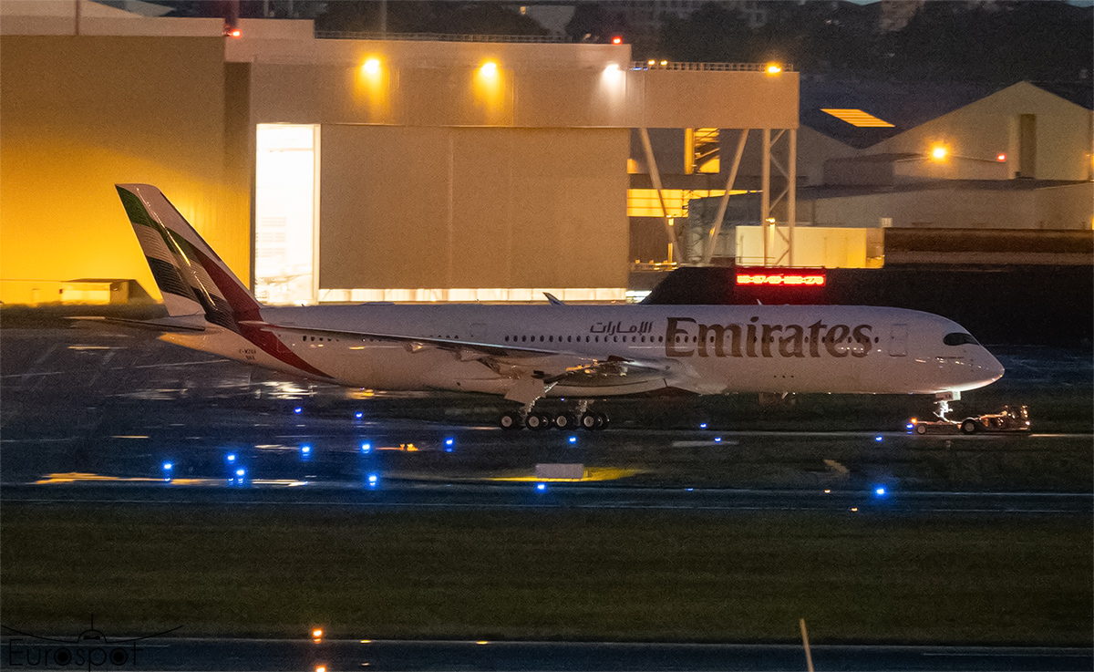 Emirates First Airbus A350-900 MSN684 #A6EXA #Emirates #Airbus #A350 #avgeek #emiratesA350