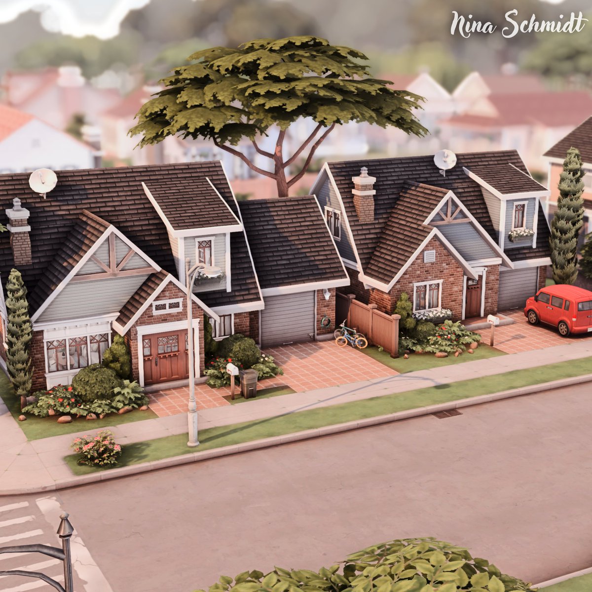 TWO SMALL FAMILY HOUSES ON ONE LOT 🏡 youtu.be/pRu1Oyz_TAU

#TheSims #TheSims4 #ShowUsYourBuilds