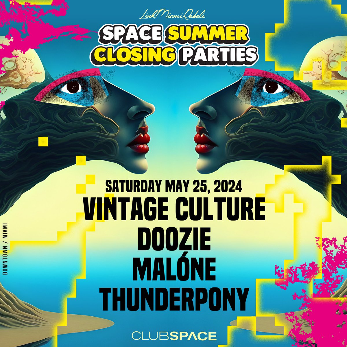 Miami! See you on May 25 for @clubspacemiami closing parties ❤️ Tickets link.dice.fm/vintageculture…