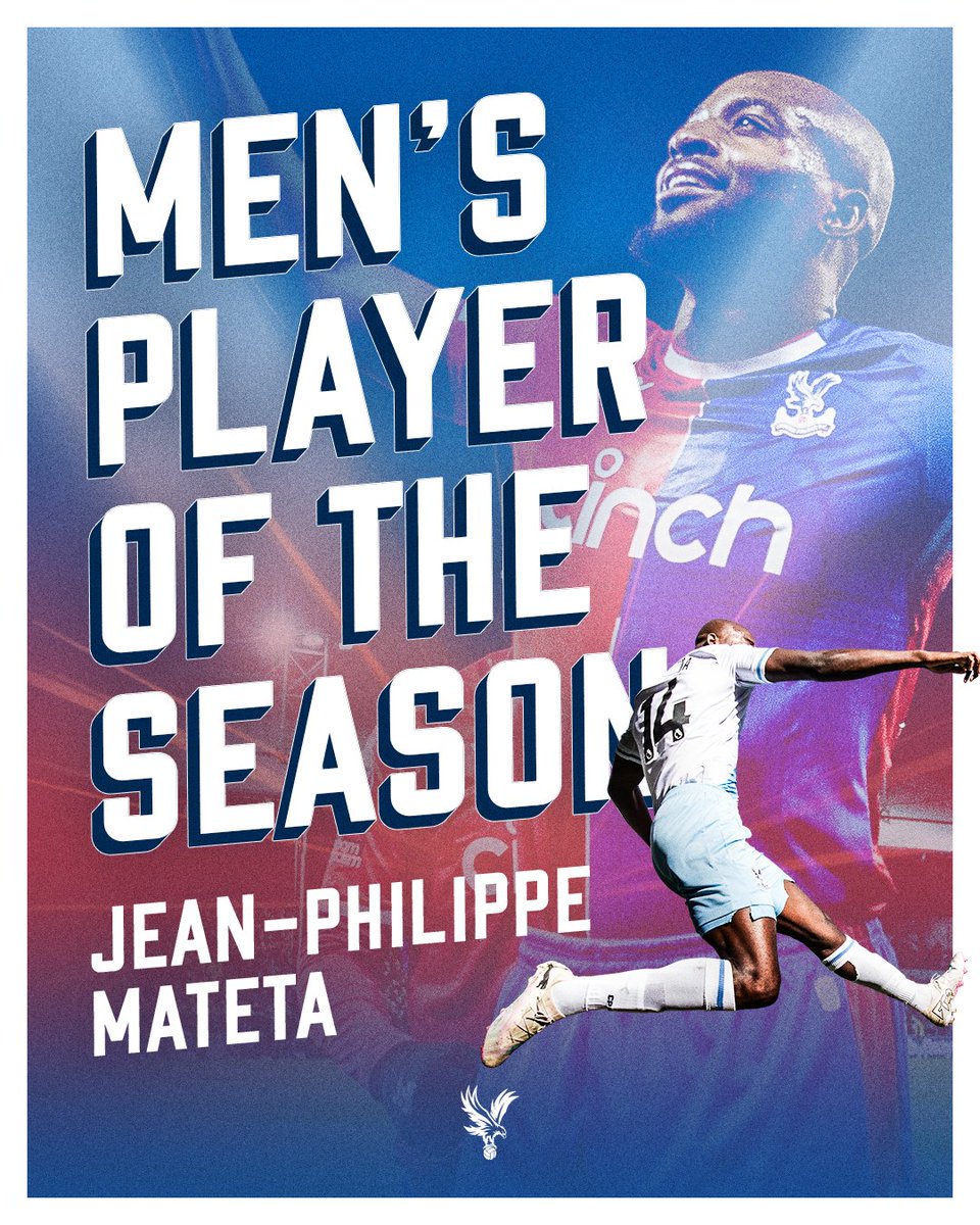 FANTASTIC 😅 Jean-Philippe Mateta is your Player of the Season 🥰
