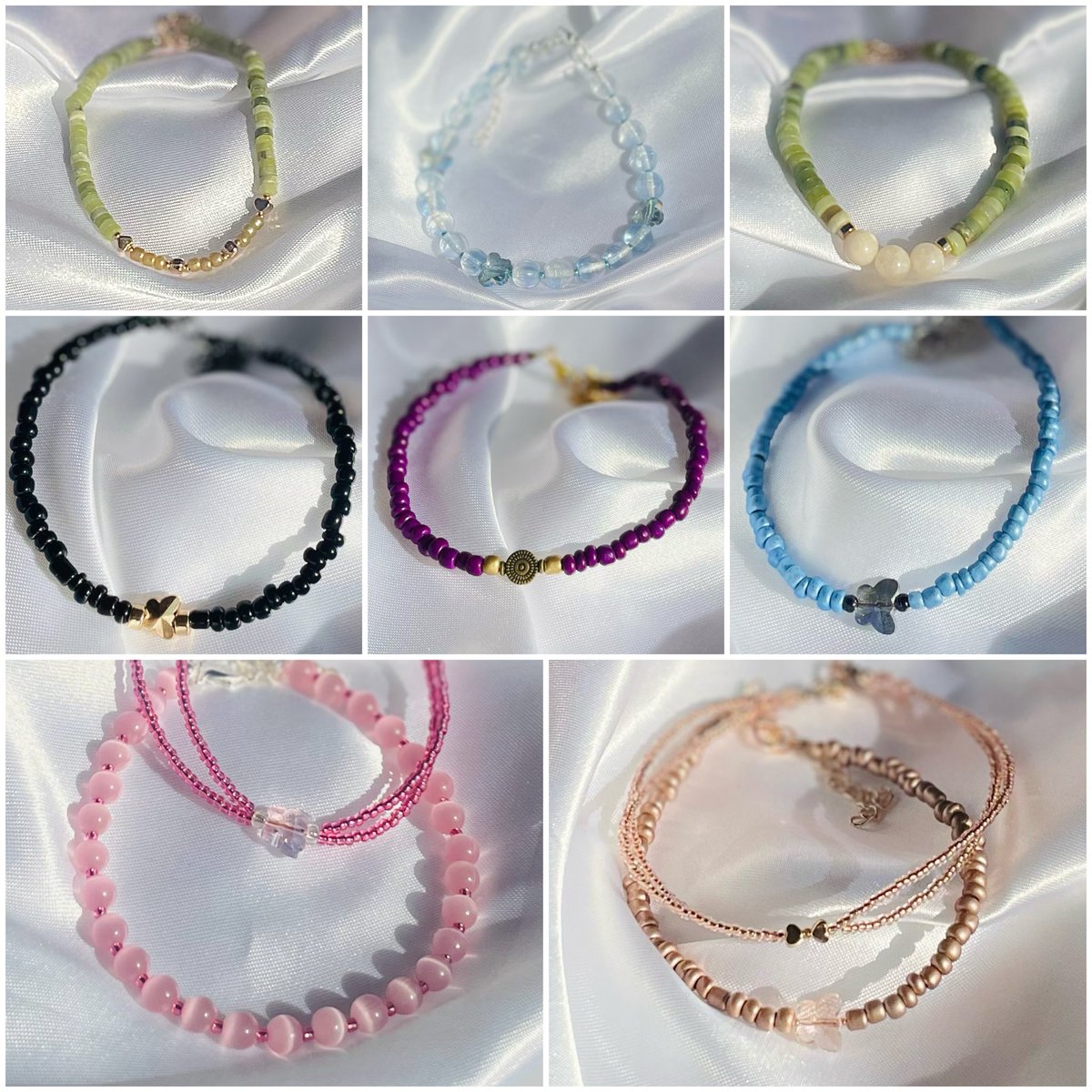 Anklets are selling quickly! If you find one you love, don't hesitate to purchase it before it's too late!🛍️