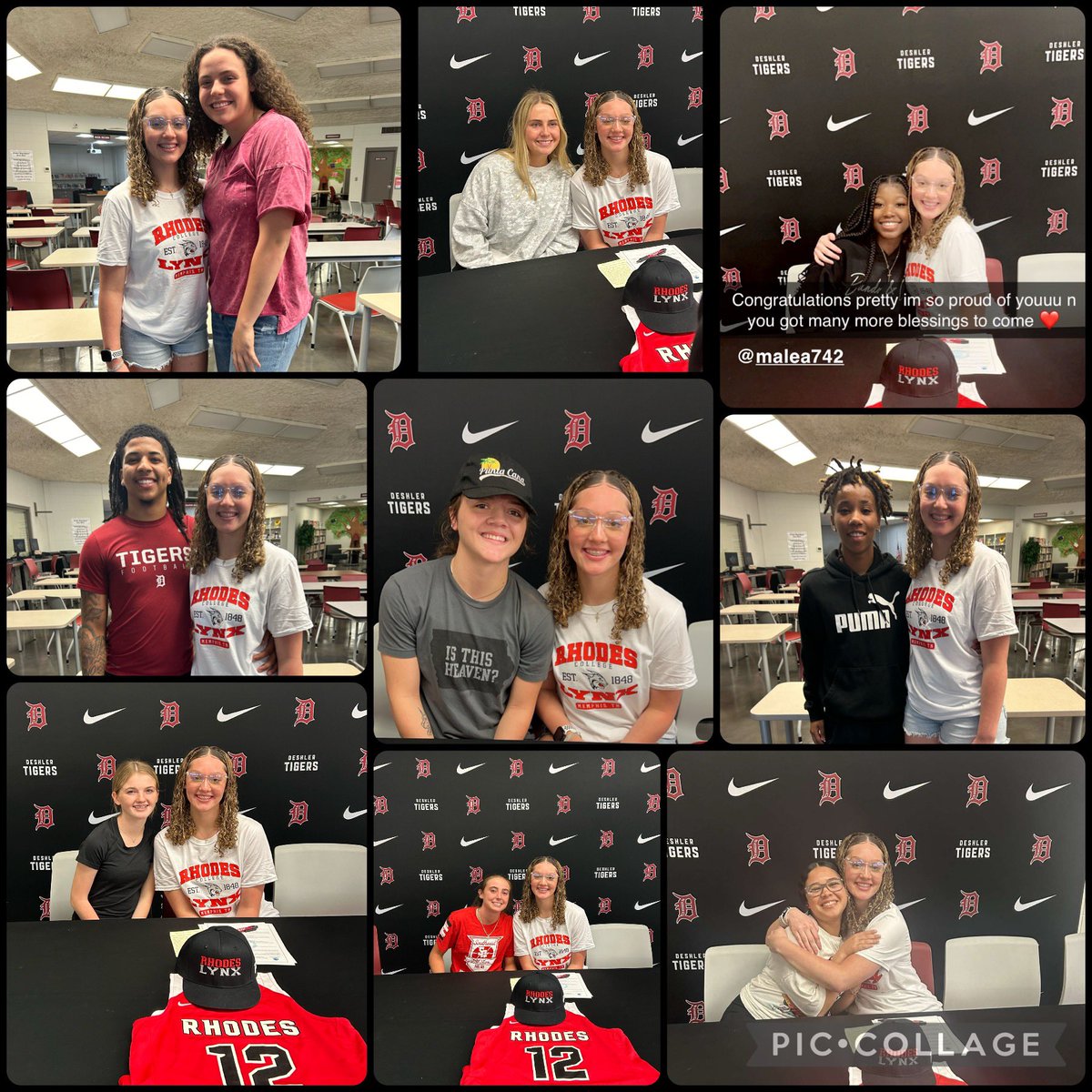 Thank you to everyone who came to support my commitment to Rhodes College!! I love you all, thank you for making this experience the best it could have possibly ever been!! -GO LYNX❤️🖤🤍