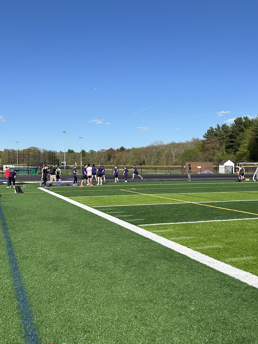 Gorgeous day for our Unified Track Meet against @HillerAthletics!!!! @NHSLancersports @1norton_fan