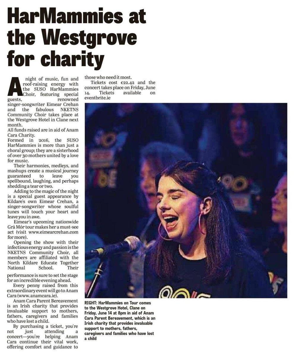 Thank you @leinsleadernews for highlighting this wonderful event in the @WestgroveHotel on 14th June