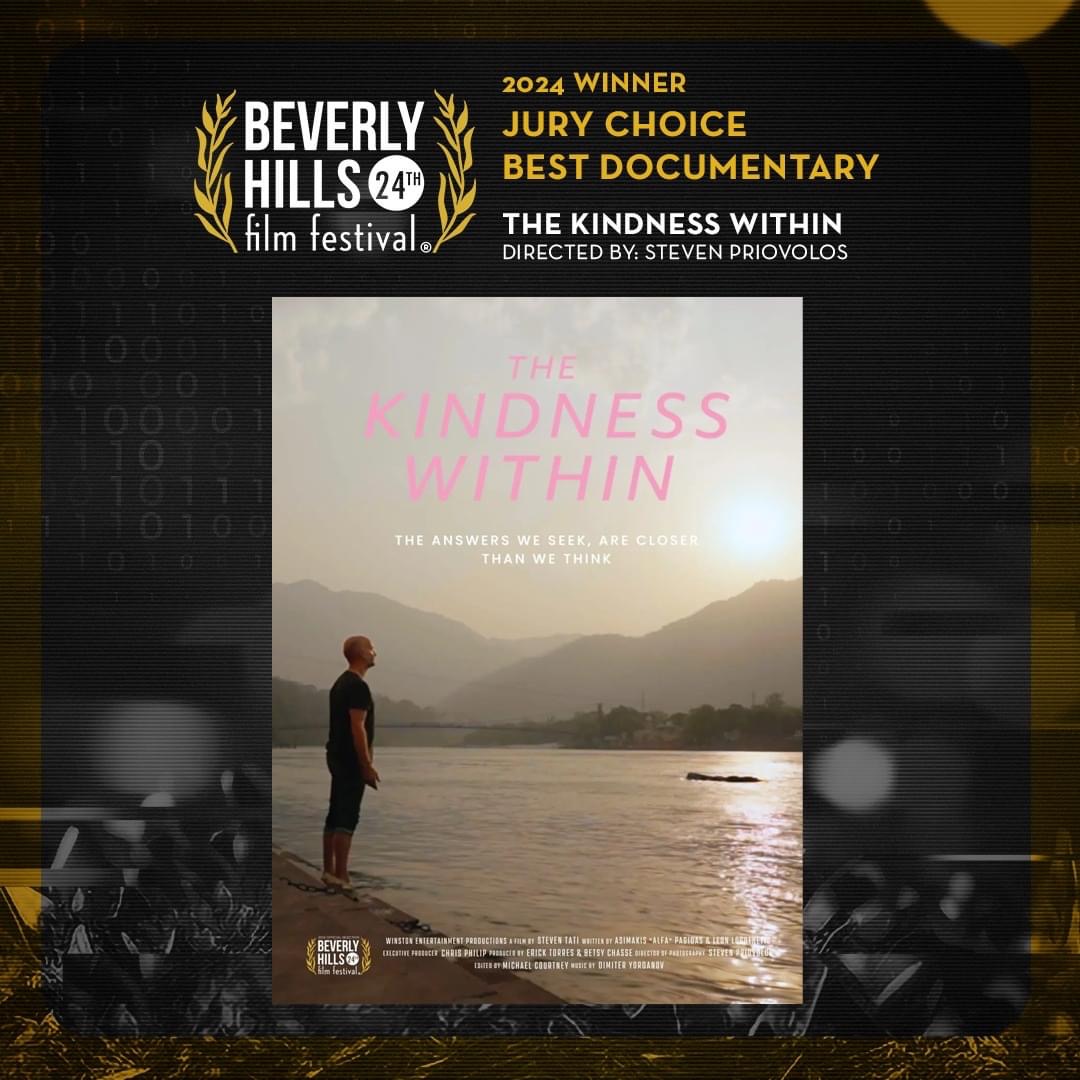 Jury Best Documentary - The Kindness Within. 24th Annual Beverly Hills film Festival #theBHfilmfest