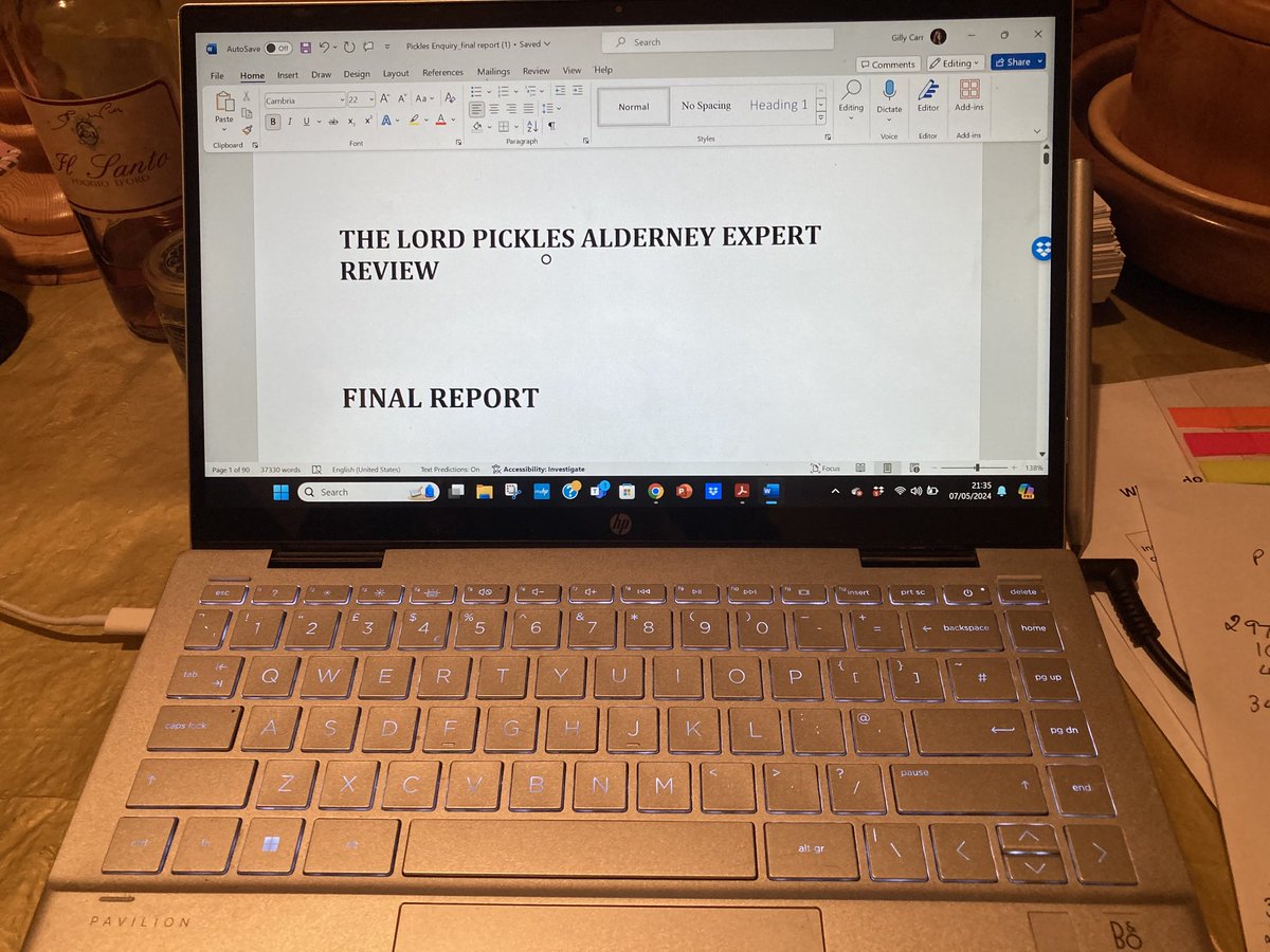 The ⁦@EricPickles⁩ Alderney Expert Review is finished today. We answered all questions posed & - frankly - we cracked it. We exceeded even our own expectations. It shows what is possible when the experts get together to share & interrogate data. Damn proud of the team!