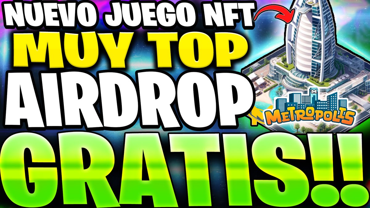 Tanito (@tanitonft) on Twitter photo 📢Nuevo VIDEAZO sobre <a href="/MetropolisBSC/">MetropolisNFT</a> 📢
¡DENTRO del VIDEO APARTE del MEGA AIRDROP tambien tiene un SORTEO de $45 #USDT
¿Como Participar?
🔴Seguir a <a href="/TanitoNft/">Tanito</a> y <a href="/MetropolisBSC/">MetropolisNFT</a>
🔴Dar Like Y Rt
🔴Etiquetar a 2 AMIGOS
👇Se SORTEA 11/5 18hs Arg 👇
youtu.be/vRqnv7frYQ8 📢Nuevo VIDEAZO sobre <a href="/MetropolisBSC/">MetropolisNFT</a> 📢
¡DENTRO del VIDEO APARTE del MEGA AIRDROP tambien tiene un SORTEO de $45 #USDT
¿Como Participar?
🔴Seguir a <a href="/TanitoNft/">Tanito</a> y <a href="/MetropolisBSC/">MetropolisNFT</a>
🔴Dar Like Y Rt
🔴Etiquetar a 2 AMIGOS
👇Se SORTEA 11/5 18hs Arg 👇
youtu.be/vRqnv7frYQ8