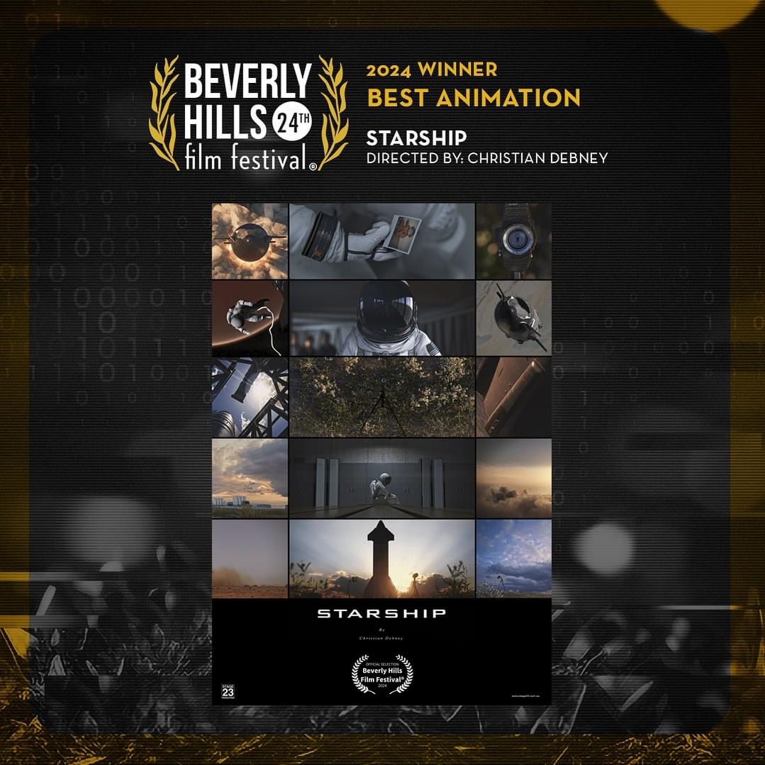 Best Animation - Starship. 24th Annual Beverly Hills film Festival #theBHfilmfest