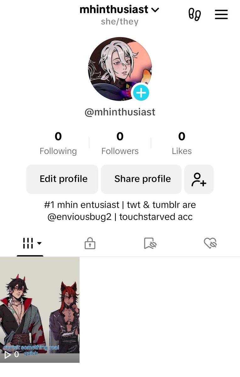 made a tiktok acc just for touchstarved since some irls follow my main :33