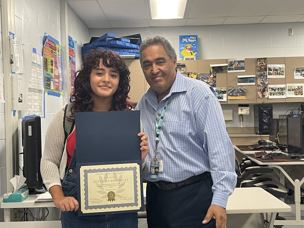 Our Teacher Appreciation post today highlights two of our Business/<a href="/Armwood_CompSci/">Armwood Computer Science</a> teachers. Ms. Saad who oversees <a href="/AofDeca/">Armwood AOF/DECA</a> and Mr. Bonano who oversees Game and Sim and AP CSP. #TeacherAppreciationWeek <a href="/Armwood_HS/">Armwood High School</a>
