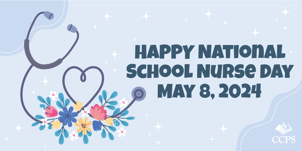 Let's take a moment to appreciate the hard work & dedication of our school nurses! They play a crucial role in keeping our students safe & healthy every day. Thank you for your tireless efforts & compassionate care! #CCPSFamily #SchoolNurseAppreciation #ThankYouSchoolNurses