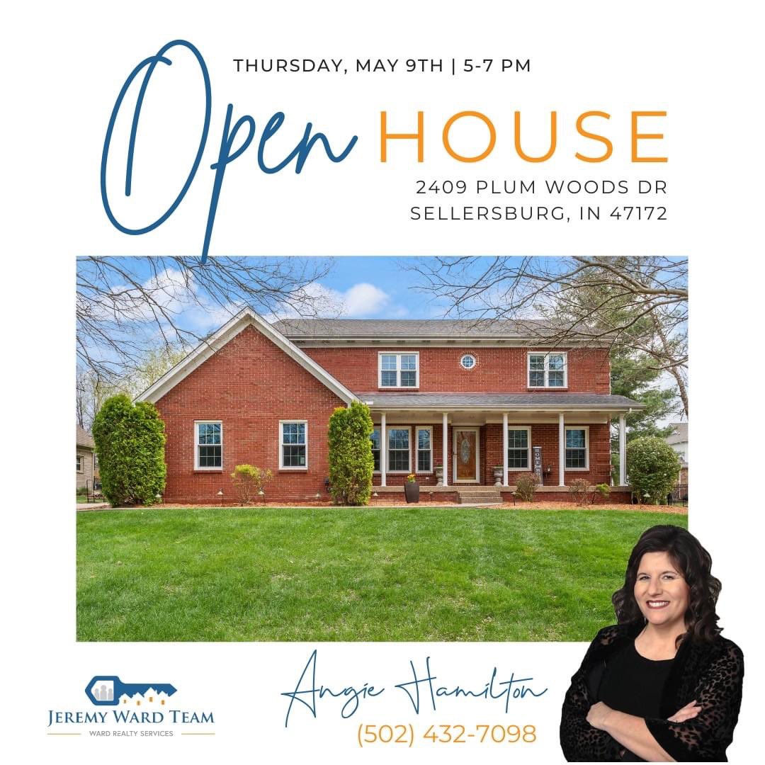 🎈𝗢𝗣𝗘𝗡 𝗛𝗢𝗨𝗦𝗘🎈Join Angie Hamilton this Thursday to tour this 4 bed, 3 bath, Entertainer's Dream Home! bit.ly/JWT2409PlumWoo… Call Angie Hamilton today for more information. Angie Hamilton | 502-432-7098