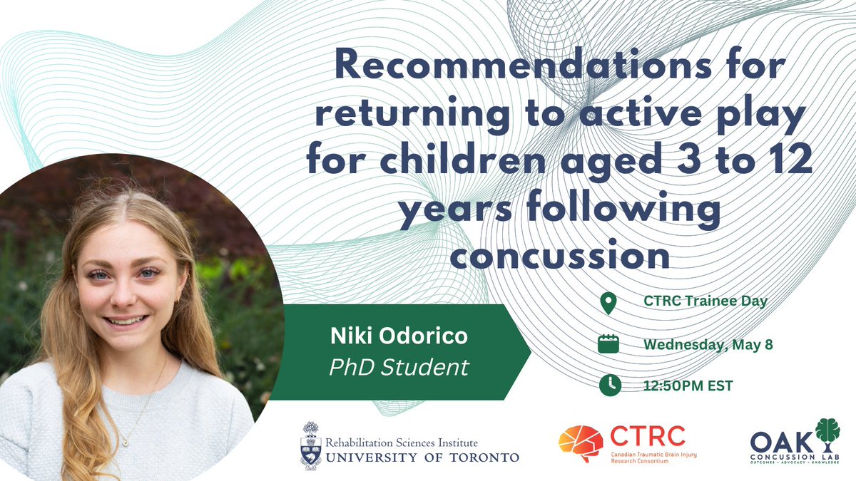 <a href="/nikiodorico/">Niki Odorico</a>, PhD Student in the OAK Lab, presents for the first time at <a href="/CTRC_CCRT/">CTRC</a> / <a href="/CCN_RCC/">CCN-RCC</a> trainee day on her planned PhD thesis work. Come check it out and provide your feedback!