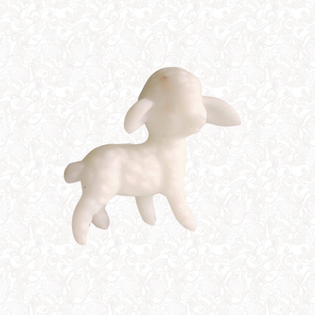 Vintage Mini White Plastic Sheep or Lamb, Miniature 1/12 scale Animal Figurine for Dollhouses or Crafts tuppu.net/7a74ba0c #MomDay2024 #EtsyteamUnity #SMILEtt23 #Vintage4Sale