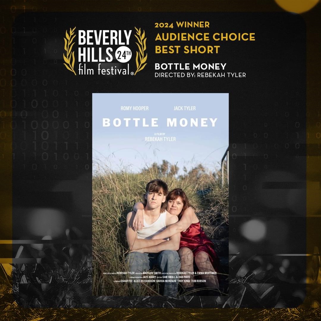 Audience Choice Best Short - Bottle Money. 24th Annual Beverly Hills film Festival #theBHfilmfest