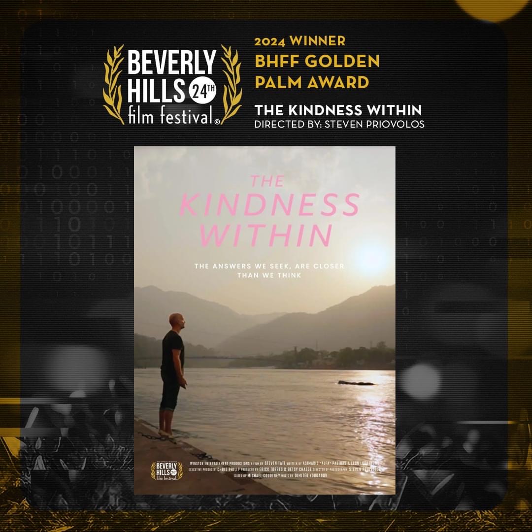 BHFF Golden Palm Award - The Kindness Within 24th Annual Beverly Hills film Festival #theBHfilmfest