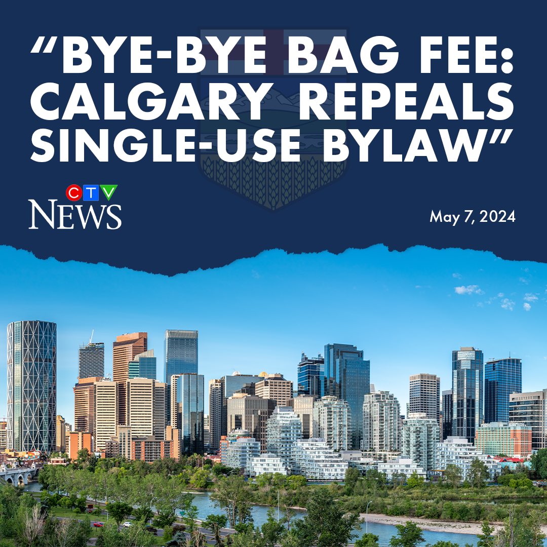 Great to hear Calgary’s Bag Bylaw has been repealed. This will save Calgary families and businesses time and unnecessary cost. I’m absolutely confident Calgarians can be trusted to recycle and dispose of such items on a voluntary basis. In fact, all Albertans can. I hope a few…