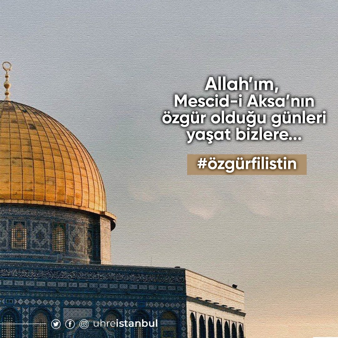 Allah’ım Mescid-i Aksa’nın özgür olduğu günleri yaşat bizlere…

 #getoutofrafah