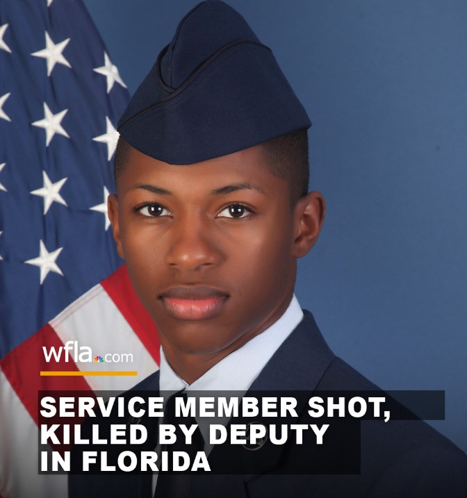 AIRMAN KILLED IN SHOOTING: The Air Force has identified an airman who was shot and killed during an incident with a sheriff's deputy in Florida. bit.ly/4dy1CLA