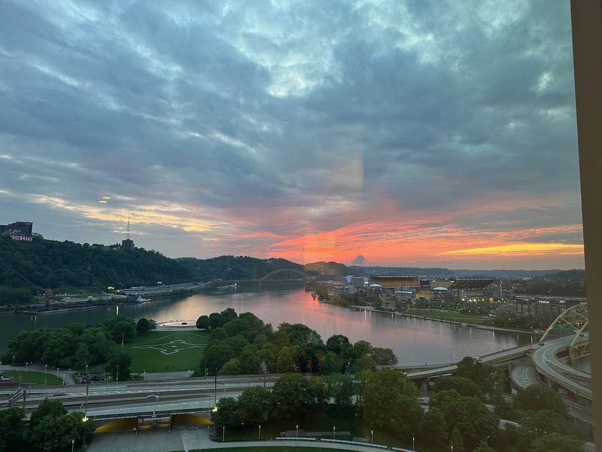 SNEAK PEEK: Just finished a walk through of our NIJ 2024 National Research Conference venue and here’s a view from the Pittsburgh hotel. Registration opens up next week!!