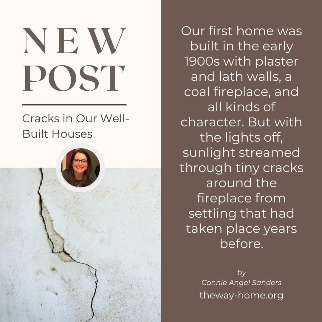 _theway_home's tweet photo. Our first home was built in the early 1900s with plaster and lath walls, a coal fireplace, and all kinds of character.  But with the lights off, sunlight streamed through tiny cracks around the fireplace from settling that had taken place years before. https://t.co/ganxhS3XKl