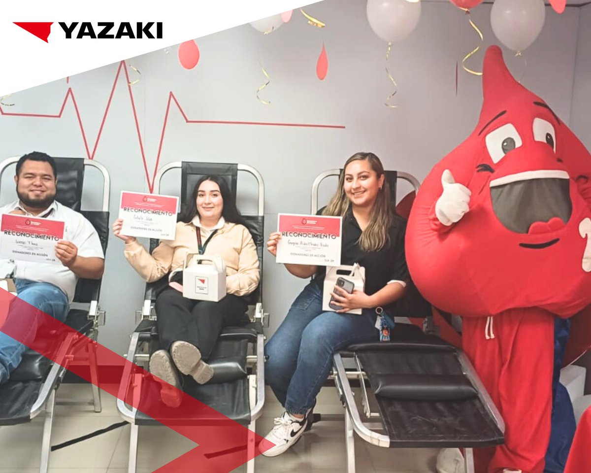 United for Life: #BloodDonation Campaign 🩸 🤝 Joining forces with ‘Donors in Action,’ #YazakiJuarez1 hosted a blood donation campaign. Our dedicated employees demonstrated solidarity & commitment to community health. Let’s celebrate the spirit of giving that flows within Yazaki!