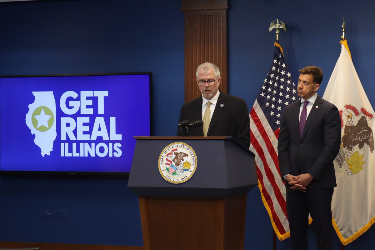 📢 Today, joined by @TSA, we kicked off the countdown to the REAL ID deadline with the launch of our #GetRealIllinois campaign. Be REAL ID ready before May 7, 2025. For more info visit REALID.ILSOS.gov 🎥 youtu.be/giDEoLIhNMI