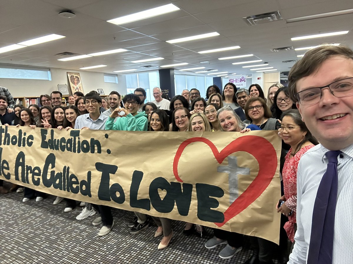 Celebrating Catholic Education Week with our wonderful Monsignor Percy Johnson CSS staff! 

<a href="/TCDSB/">Toronto Catholic District School Board</a> <a href="/MPJ_TCDSB/">Monsignor Percy Johnson Catholic Secondary School</a> <a href="/ChaplaincyMpj/">MPJ Chaplaincy</a>