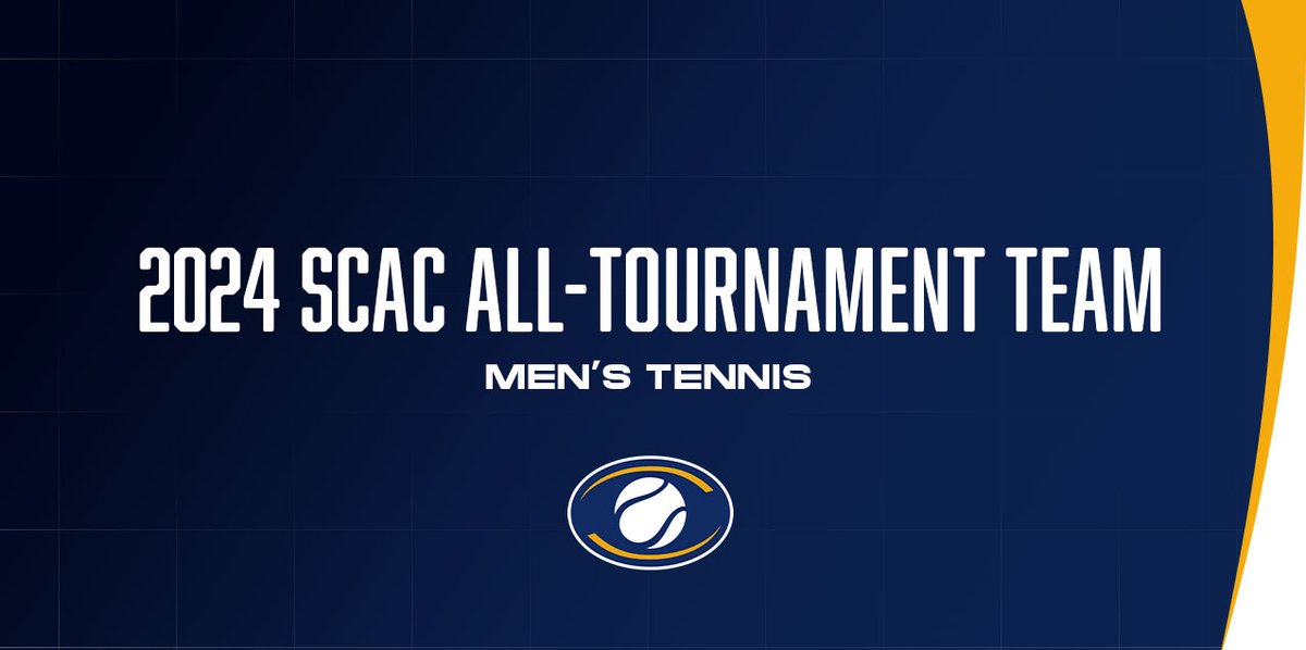 SCAC Announces 2024 Men's Tennis All-Tournament Team 🗞️| t.ly/i9pVe #SCACChamps #SCACMTen