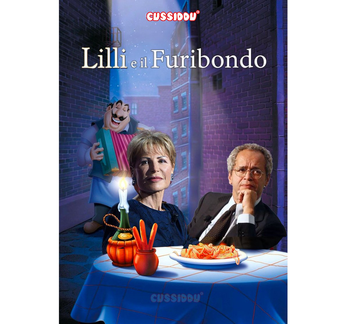cussiddu's tweet image. &quot;Lilli e il Furibondo&quot;

#mentana #LilliGruber