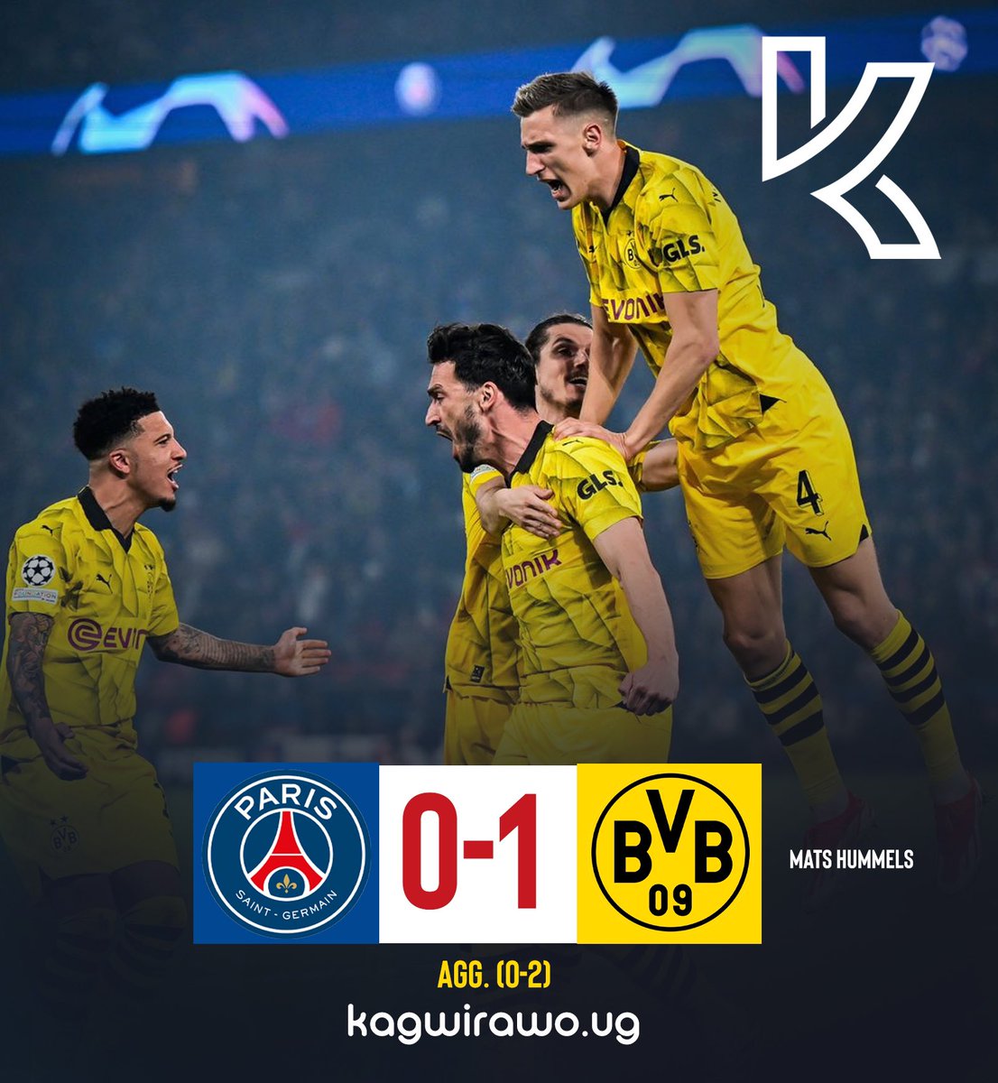 Dortmund beat PSG home and away to reach the #UCL finals 🤯