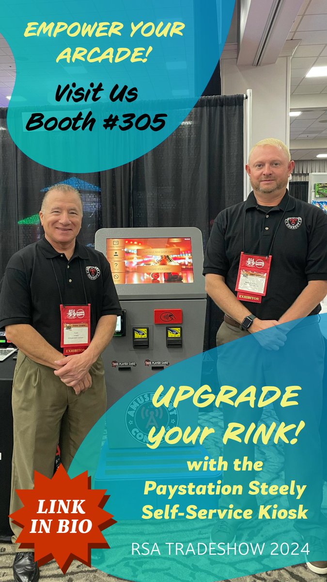 Day 1 was a success at the Roller Skating Association Convention and Tradeshow. Come visit us tomorrow and find out how you can upgrade your rink with our #awardwinning #cashless card system! #mysk8moves #rollerskating #familyentertainment #webuildfun 🛼🛼 bit.ly/3UO0Keh