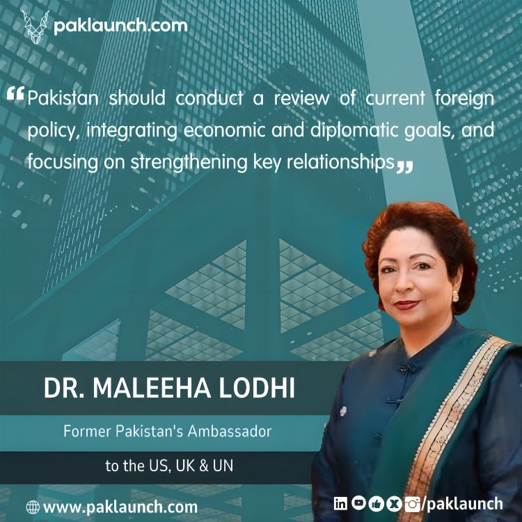 One of the key takeaways from Paklaunch’s “Ask me Anything” session with Dr. @LodhiMaleeha Here’s the link to complete video; shorturl.at/oGI89 #Paklaunch #techpakistan #investmentopportunities #investors #startups #entrepreneurship #innovation #internationalrelations