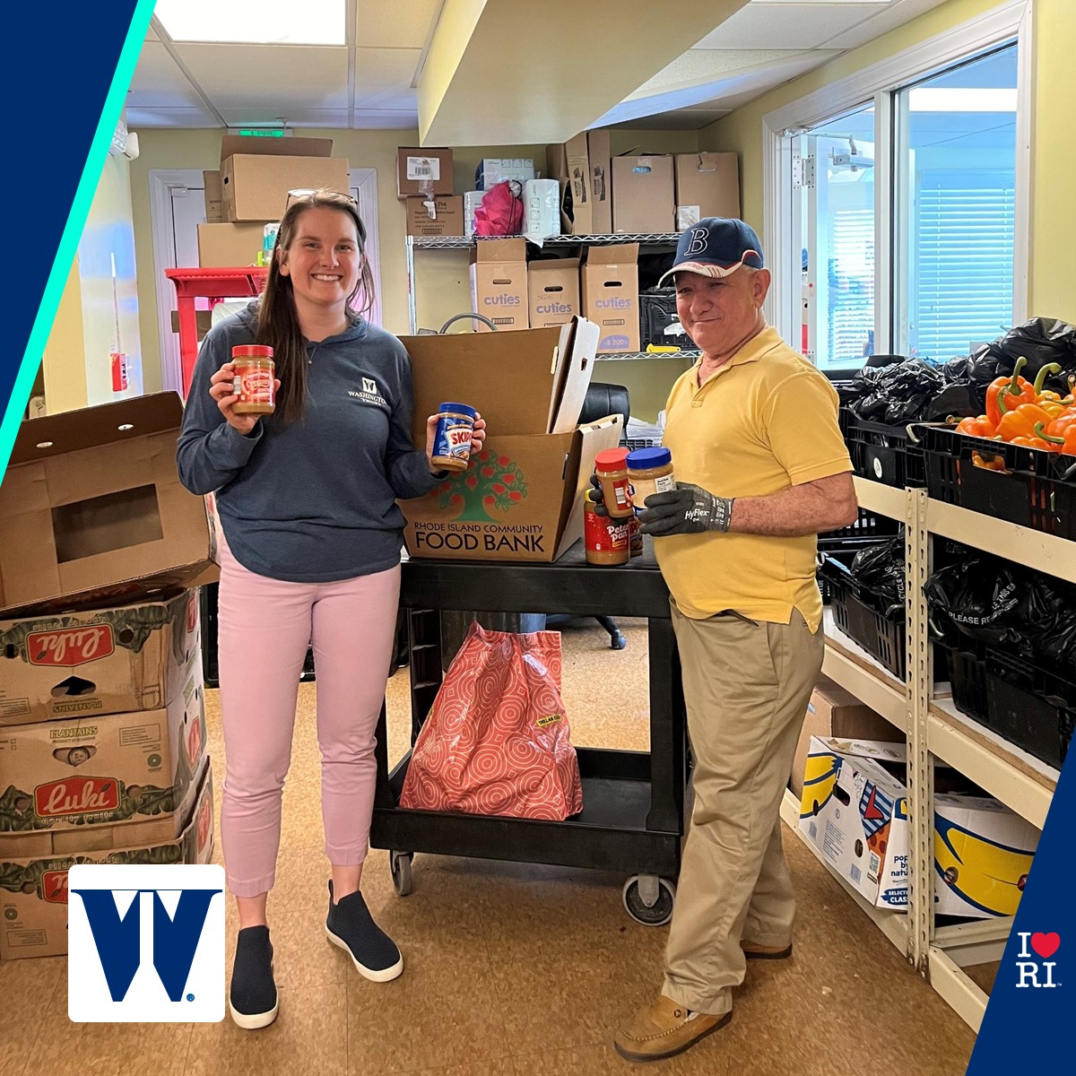 We were proud to support the Federal Hill House Olneyville Food Center through our #PeanutButteBank drive. 100+ jars were donated, helping those facing food insecurity. We look forward to joining the neighborhood with our new branch soon! What we value is you.™ #WashTrust