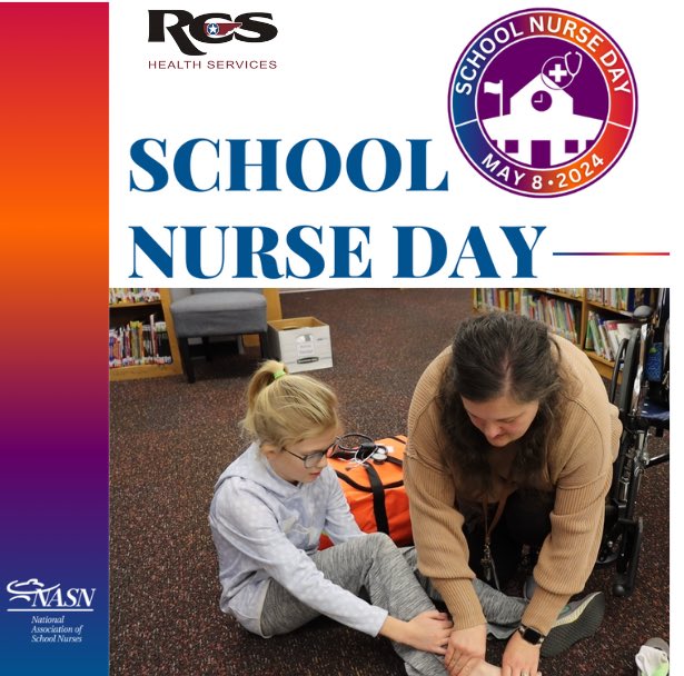 Tomorrow is National School Nurse Day! We will celebrate our RCS School Nurses who are making a difference in the lives of our students every day. <a href="/schoolnurses/">NASN, Inc.</a> #SND2024