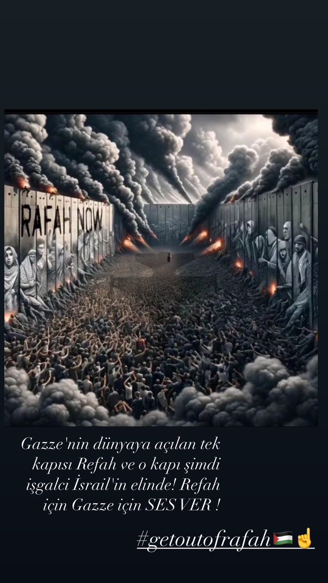 yusraylmz_'s tweet image. #getoutofrafah