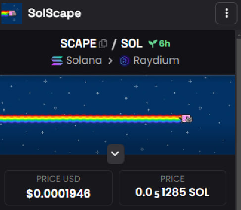 solscapetoken's tweet photo. Dexscreener is updated🔥🚀

Stay tuned for more https://t.co/C9t9HiQae0