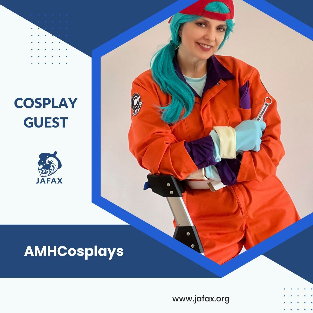 Announcing our first Cosplay Guest @amhcosplays, a multiple award winner in both craftsmanship and performance! buff.ly/44yhF7U. Cosplay contest sign-ups will be live on May 10! #JAFAX #JAFAX2024 #JAFAXCosplay #amhcosplays