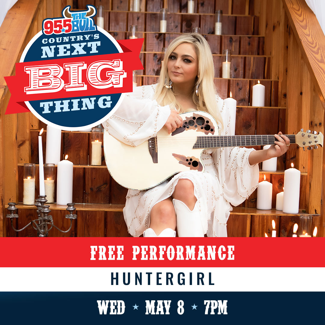 New FREE concert and you can catch the whole thing at Whiskey Licker Up! A new Country’s Next Big Thing with HunterGirl Music! Join the FREE party TOMORROW, Wednesday, May 8th at 7pm on 1st Street Stage (next to Binion's). 🎶