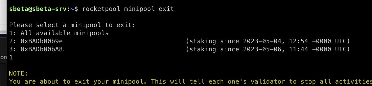 Exiting my <a href="/Rocket_Pool/">Rocket Pool</a> Ethereum minipools to get ready for <a href="/puffer_finance/">Puffer Finance 🐡</a> mainnet. 

RPL: Loved the year we had together, I've changed but you have not.

Puffer: Hello my new friend, let's see how <a href="/eigenlayer/">EigenLayer</a> AVSs would work for home stakers :) 

#StakeFromHome