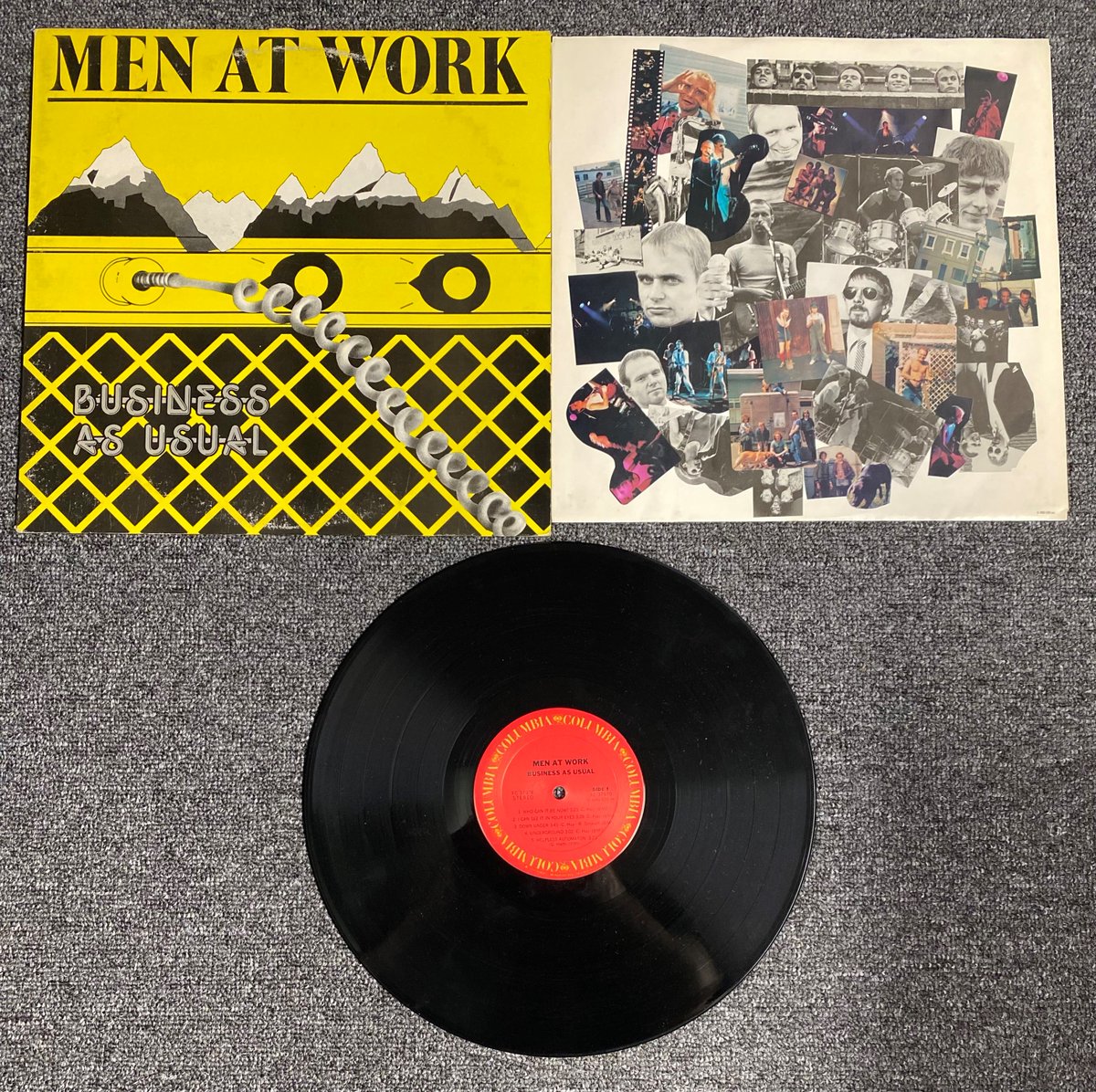 Today in 1982 the first @MenAtWorkBand album, #BusinessAsUsual already a #1 hit in their native #Australia is finally released in #America Do you own this album on #CD #Cassette or #Vinyl ? - @JoeRockWBAB #Rock #ClassicRock #MenAtWork #RockOnRock #TodayInRock #WBAB