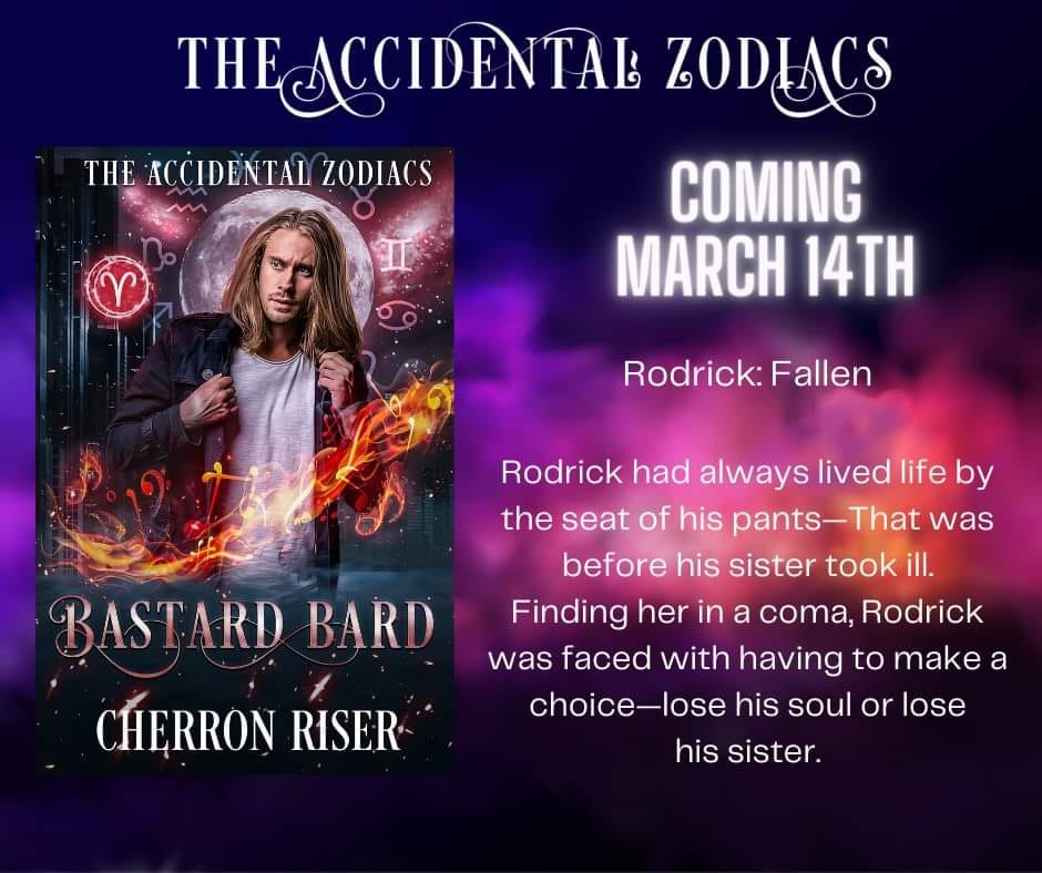 NEW RELEASE!!!
 
Coming home to find his sister in a coma, Rodrick knew his wild days were over. Of course, he hadn't expected to lose his soul to save her.

books2read.com/azbastardbard

 #Paranormalromance #urbanfatasy #Accidentalzodiacs #AriesBook #writingcommunity #authorsofX