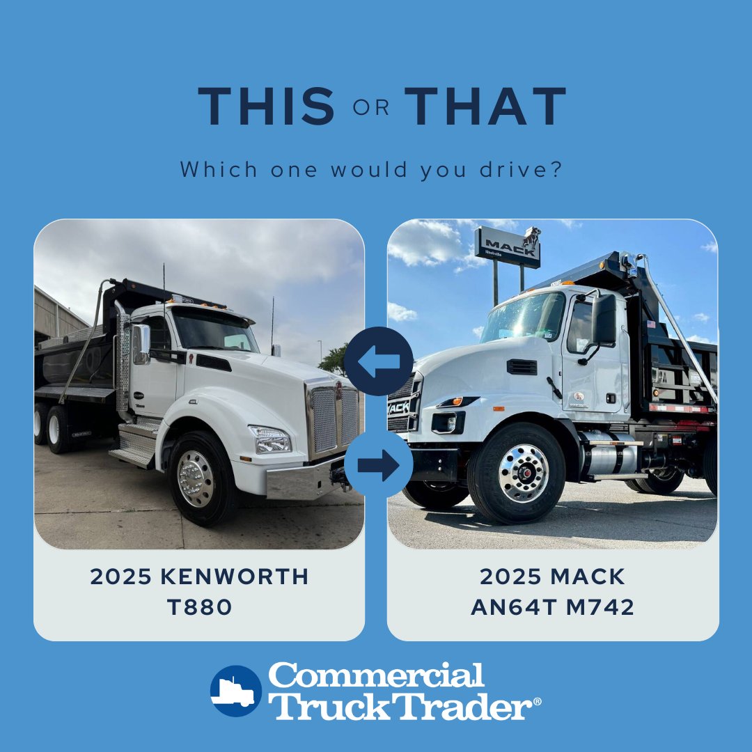 💪 🚛 Which dump truck catches your eye? Explore these options and our extensive selection! 👉 brnw.ch/21wJyHr

#CommercialTruckTrader #DumpTrucks #WorkTrucks