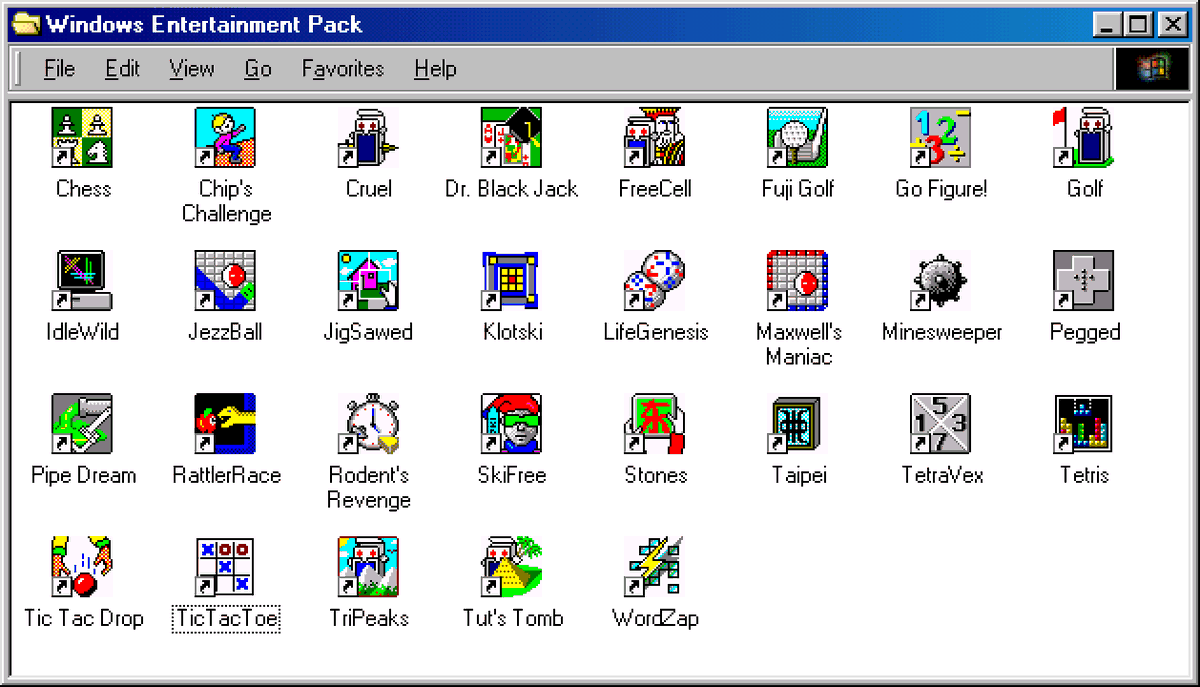 Windows Entertainment Pack [1990 - 1992]