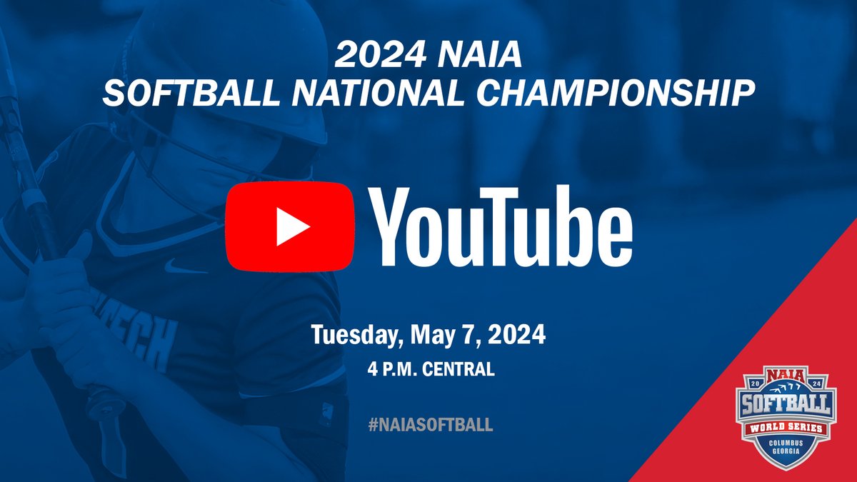 🥎 The 2024 #NAIASoftball Selection show is LIVE! Tune in to see if your team will continue their #BattleForTheRedBanner! -->youtu.be/XJyywHv3Egw #collegesoftball