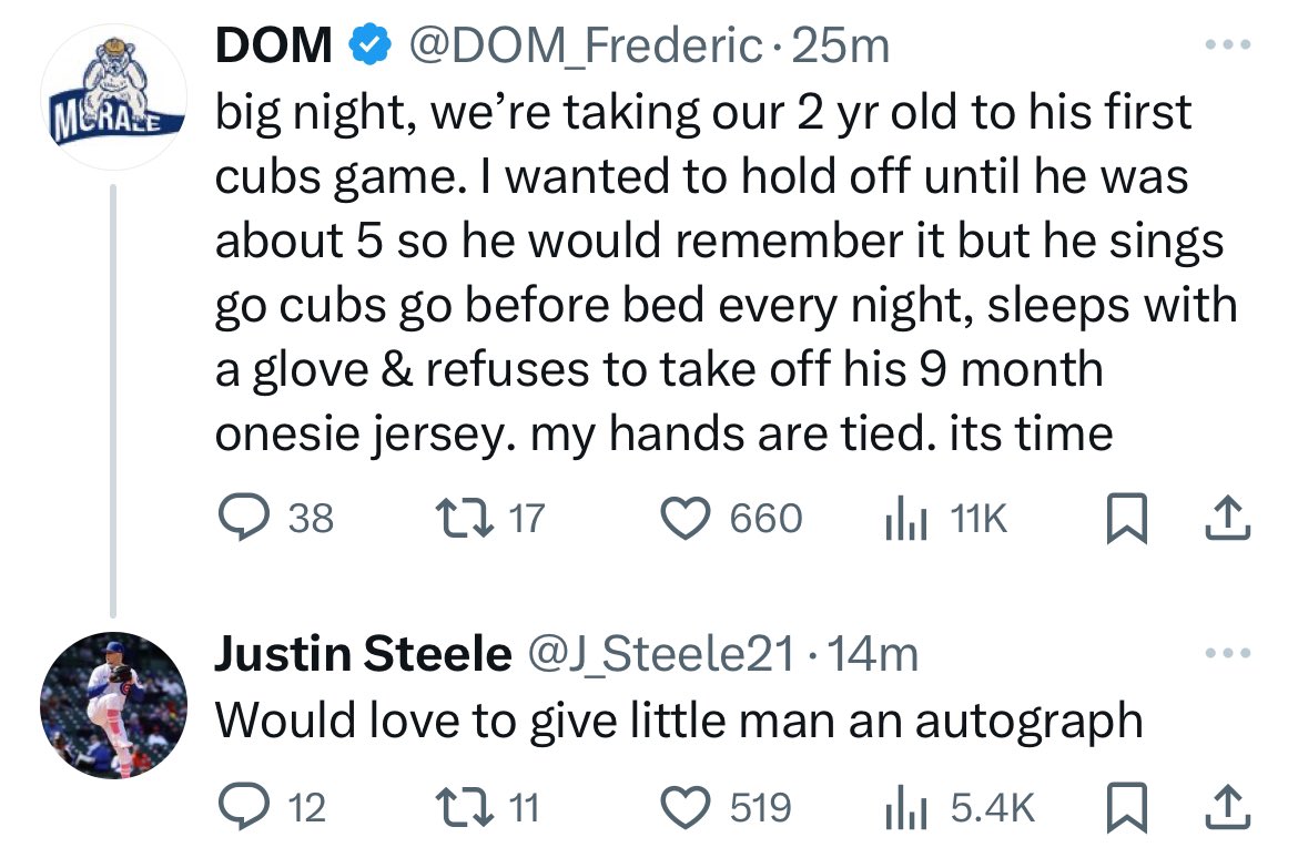 Justin Steele rules