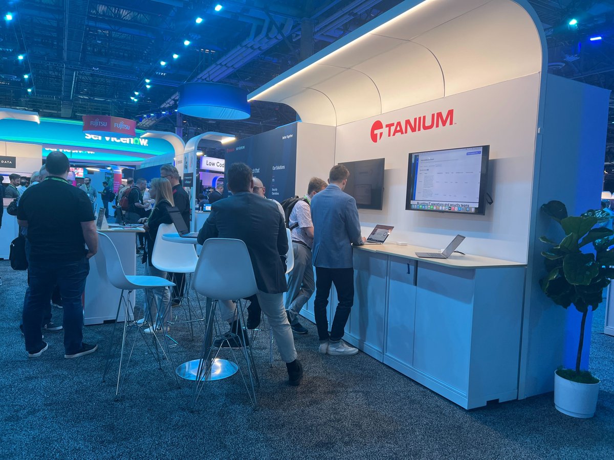Sessions you should attend this week at @ServiceNow's #Know24: 🟢 Best practices for ITX and security operations 🟢 Tanium + @Plat4mation breakout sessions 🟢 Maximize value from CMDB-visibility, workflow automation, & real-time data Get the details ➡️ bit.ly/3TK4eg5